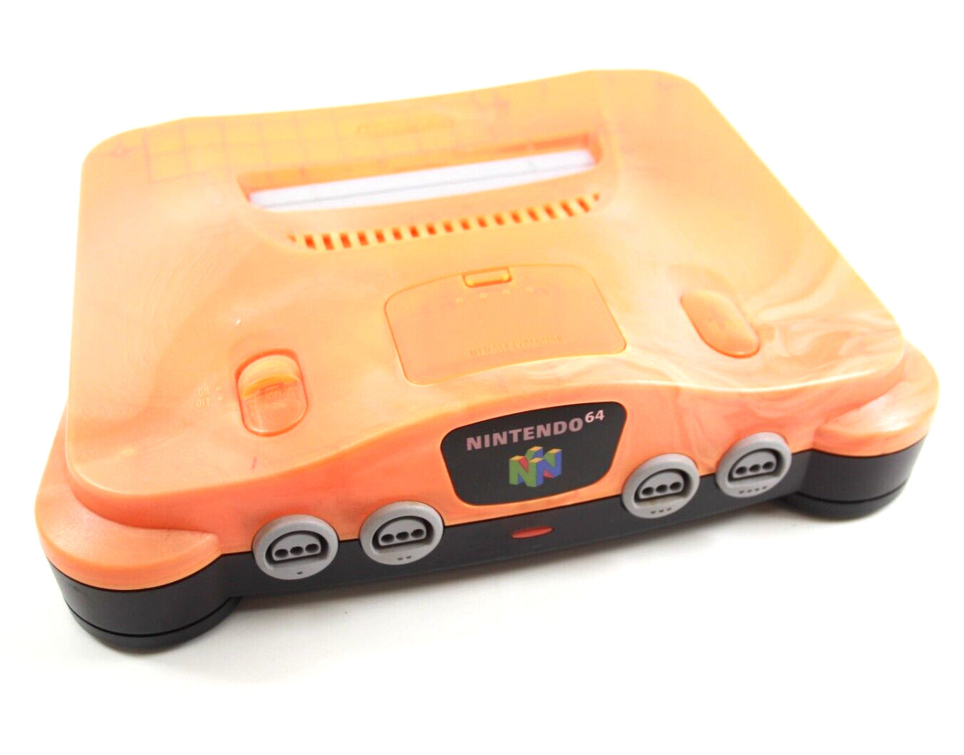 Genuine, Official Nintendo 64 (N64) Console [Daiei Hawks Orange] Japan (NTSC-J)