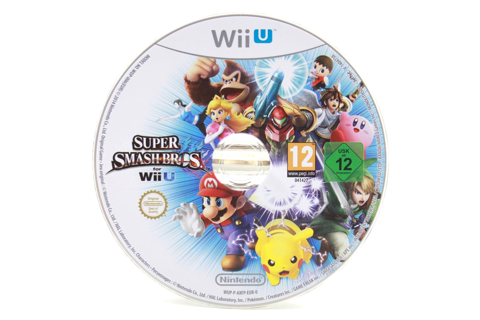 Super Smash Bros. For Wii U [DISC ONLY] - Nintendo Wii U [PAL] - WITH WARRANTY