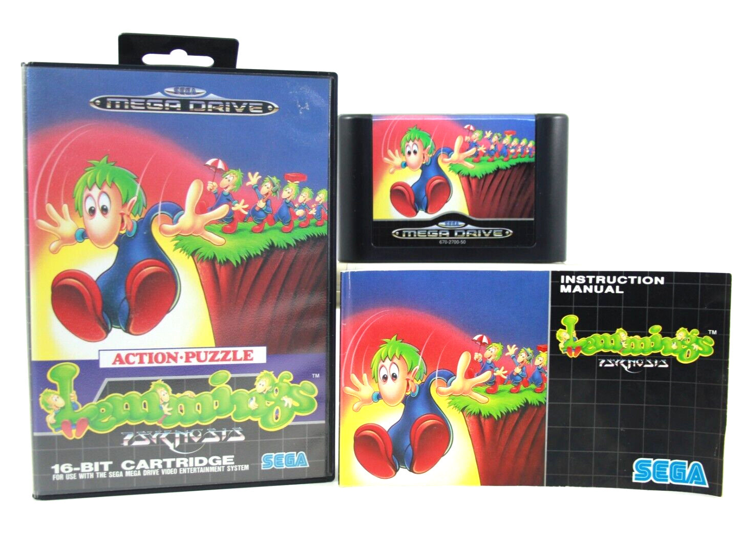Lemmings - SEGA Mega Drive [PAL] - WITH WARRANTY