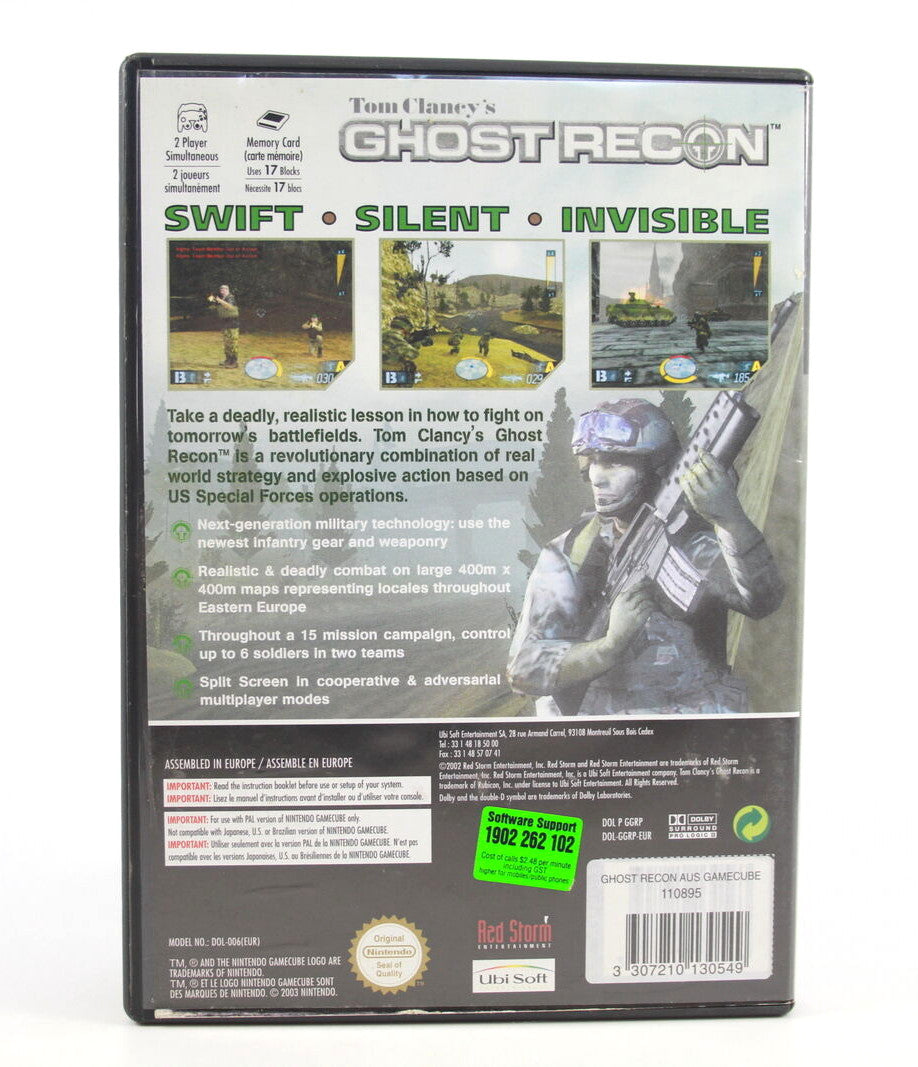 Tom Clancy's Ghost Recon (GameCube) [PAL] - WITH WARRANTY - Clancys