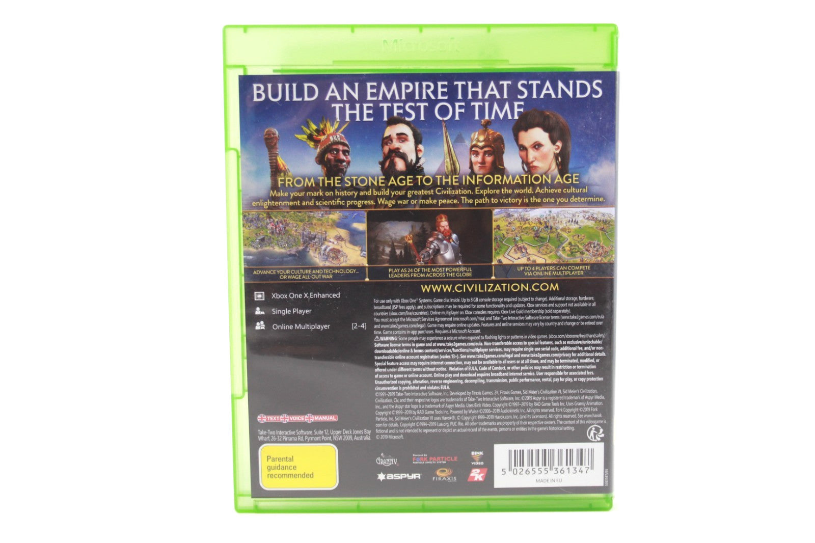 Sid Meiers Civilization VI - Xbox One [PAL] - WITH WARRANTY