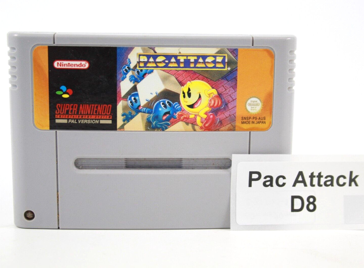 Pac-Attack [CART ONLY] - Super Nintendo (SNES) [PAL] - WITH WARRANTY