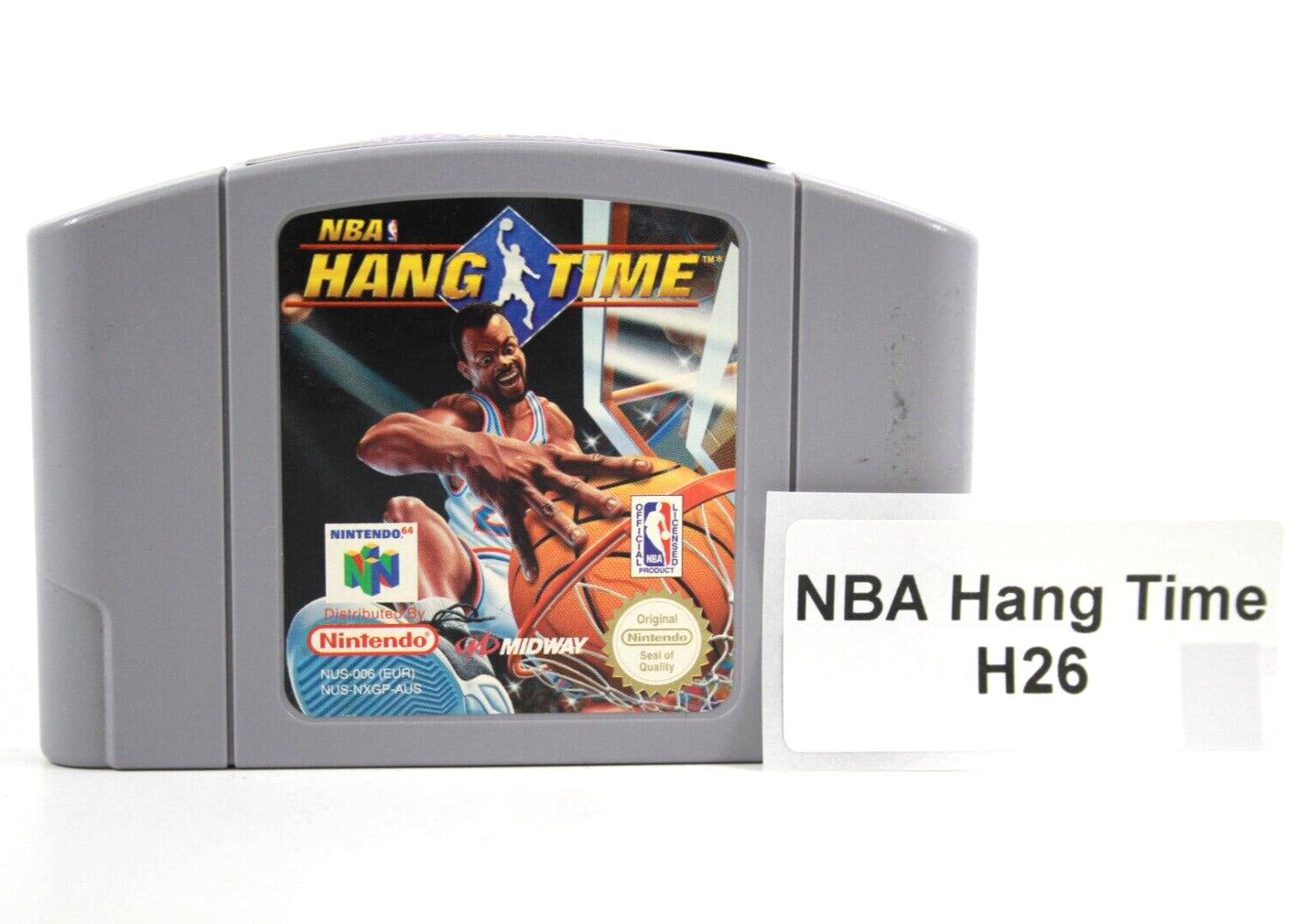 NBA Hang Time [CART ONLY] - Nintendo 64 (N64) [PAL] WITH WARRANTY