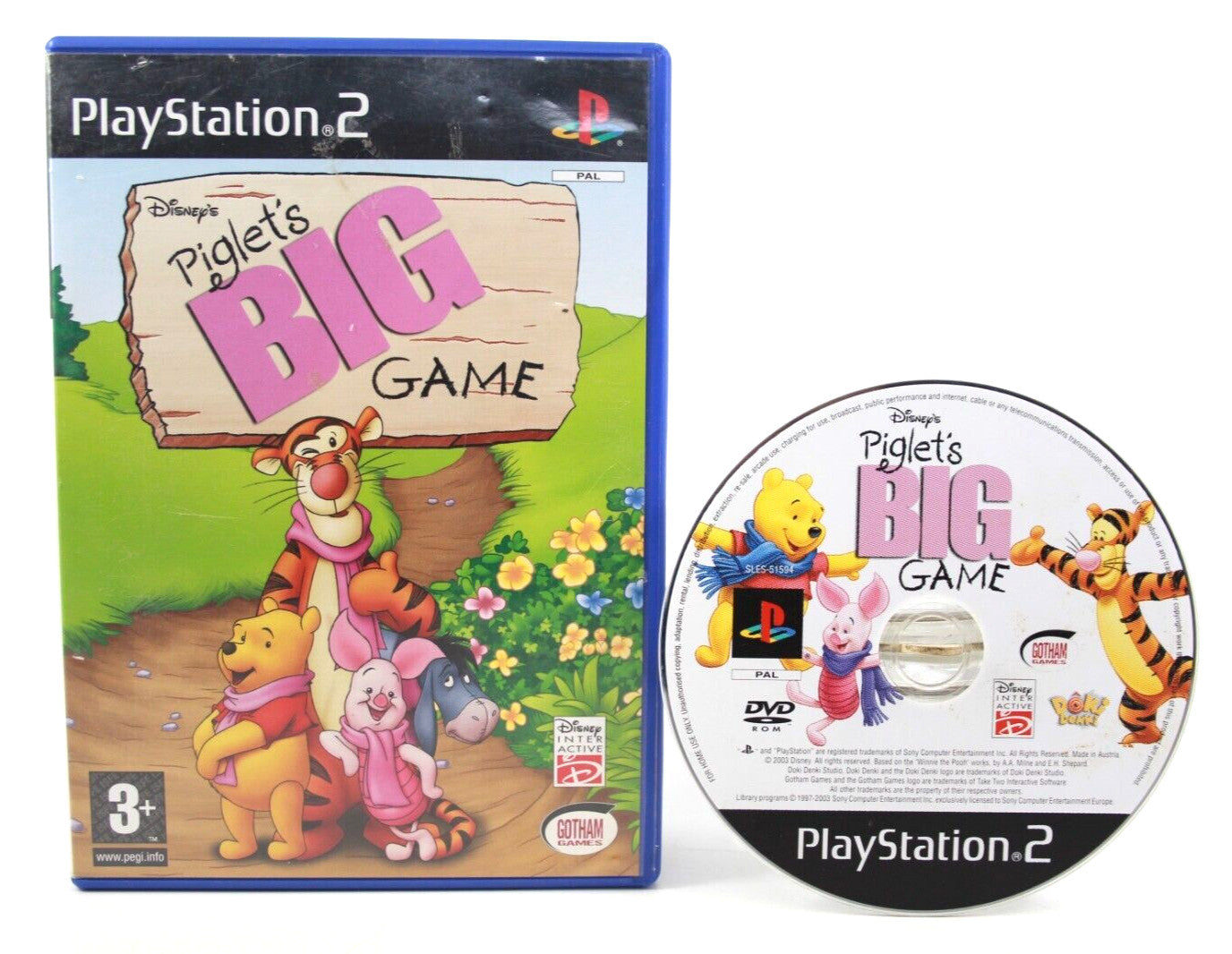 Disney's Piglet's Big Game - PlayStation 2 (PS2) [PAL] - WITH WARRANTY