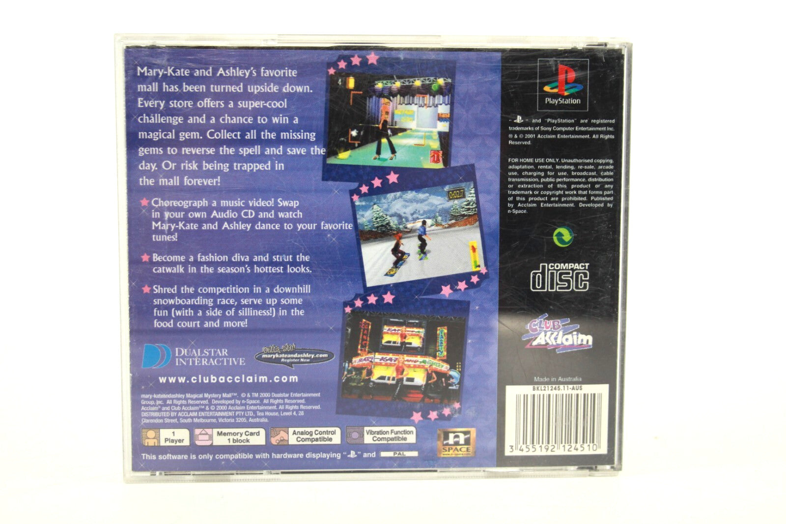 Mary-Kate & Ashley Magical Mystery Mall - PlayStation 1 (PS1) [PAL] - WARRANTY