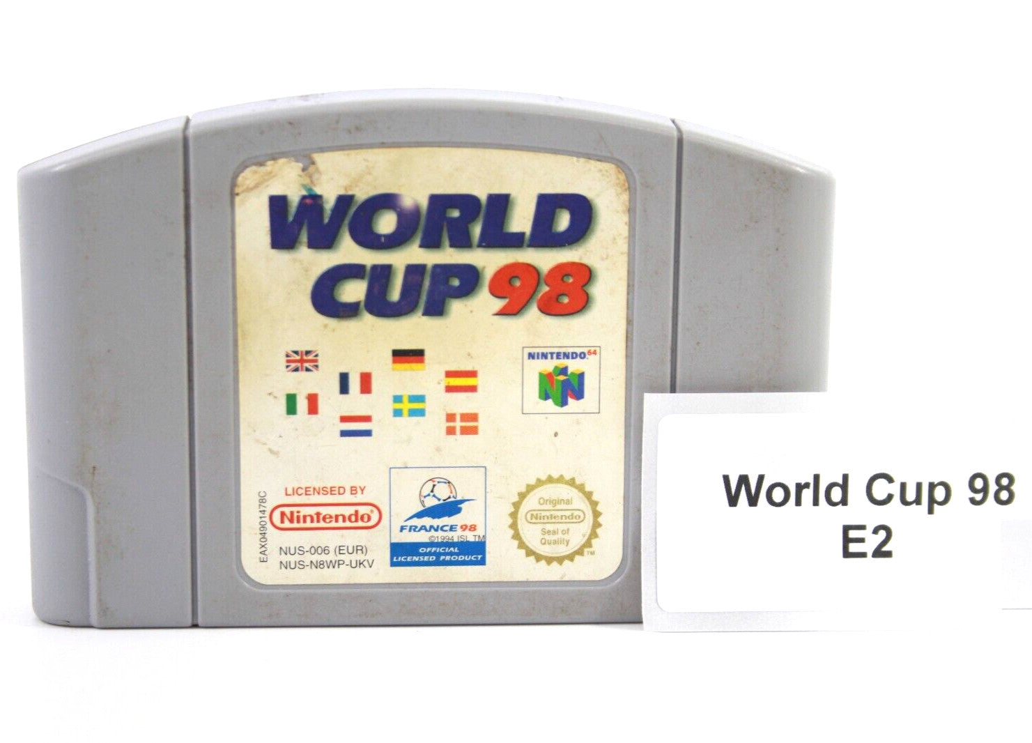 World Cup 98 [CART ONLY] - Nintendo 64 (N64) [PAL] WITH WARRANTY