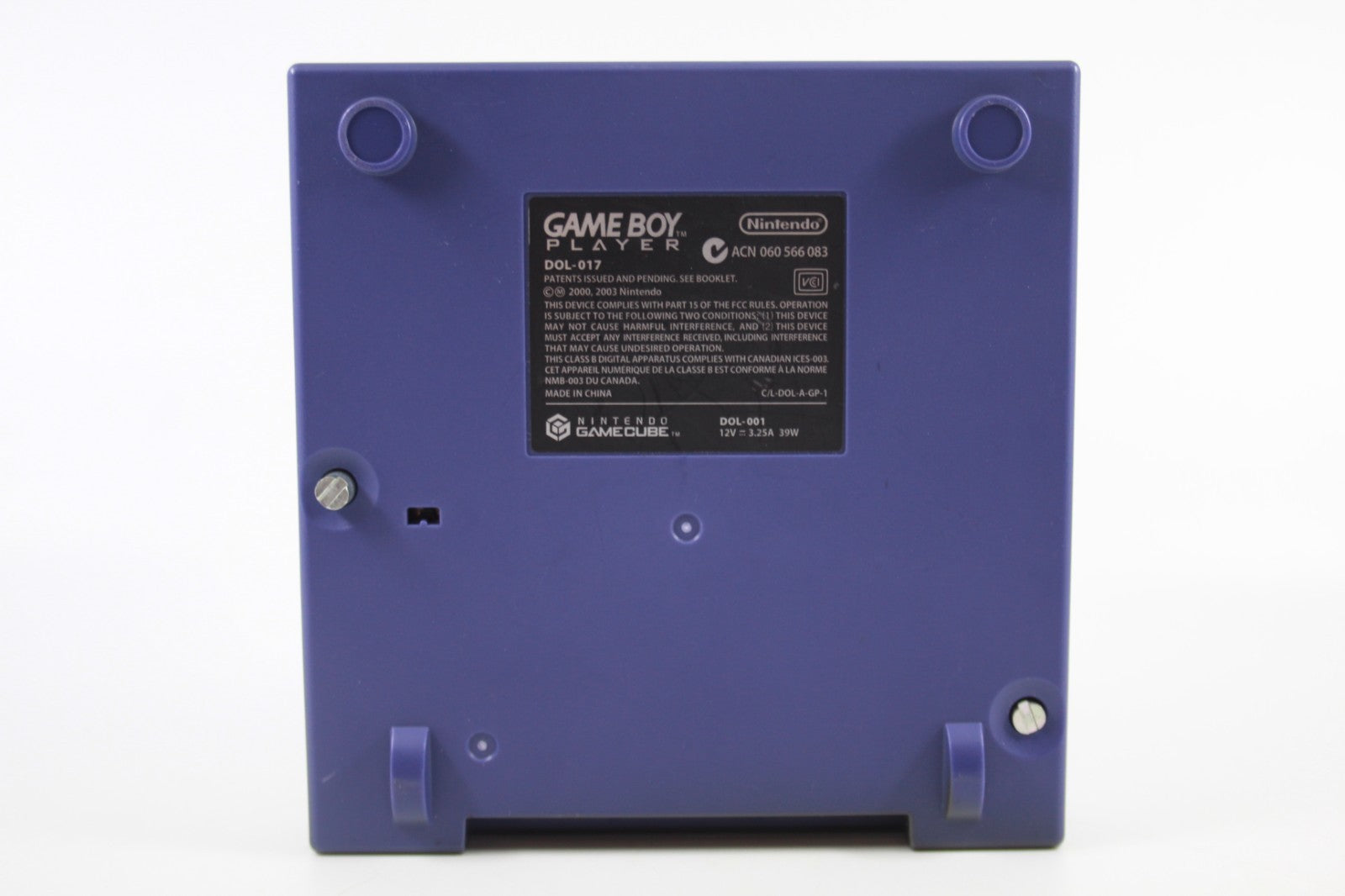 Genuine, Official Nintendo GameCube Game Boy Player Indigo [DOL-017]