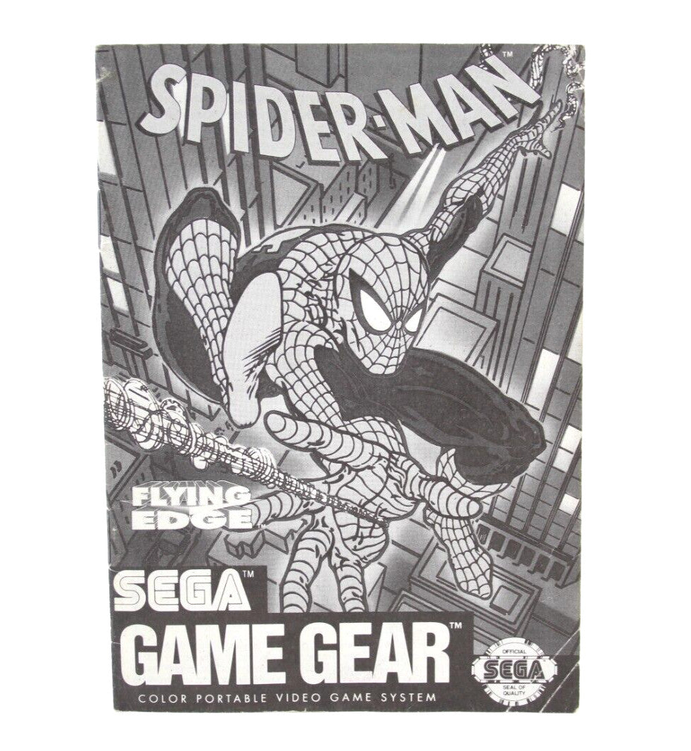 Spider-Man - SEGA Game Gear [Instruction Manual]
