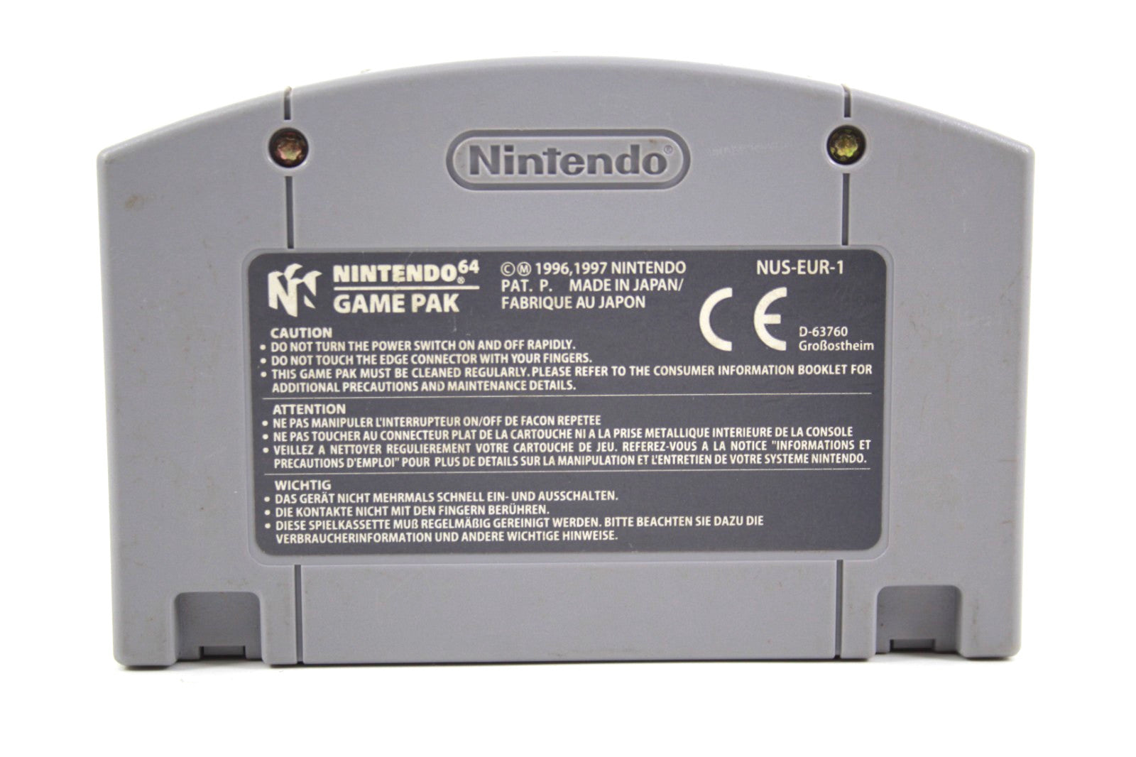 Cybertiger [CART ONLY] - Nintendo 64 (N64) [PAL] - WITH WARRANTY