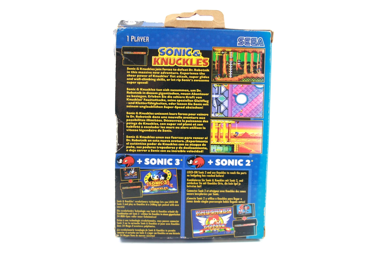 Sonic & Knuckles - SEGA Mega Drive [PAL] - WITH WARRANTY
