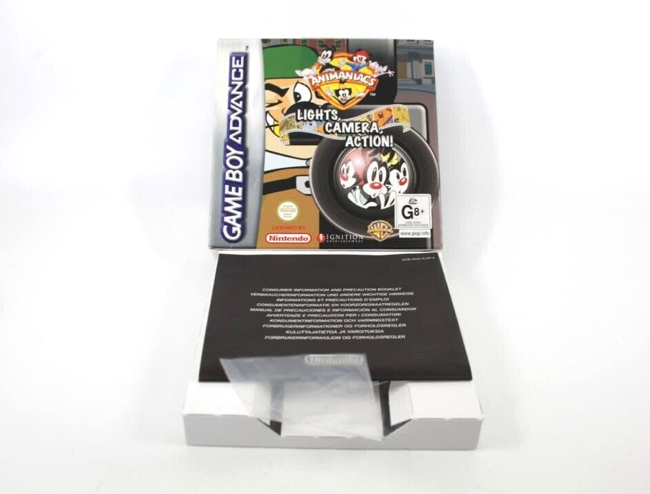 Animaniacs Lights Camera Action - Nintendo Game Boy Advance (GBA) *BOX ONLY*