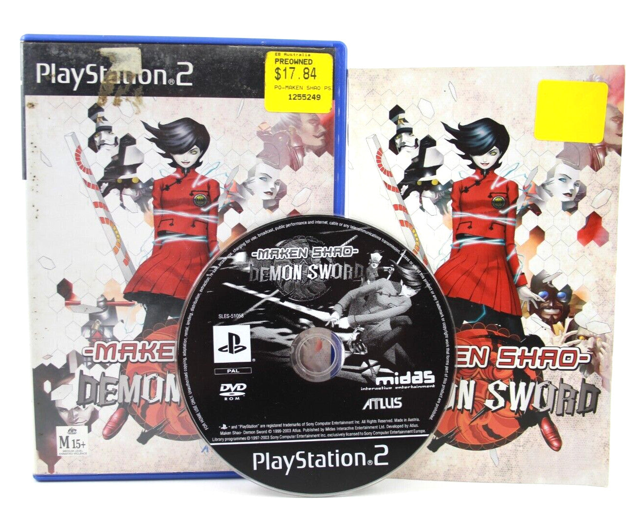 Maken Shao - Demon Sword - PlayStation 2 (PS2) [PAL] - WITH WARRANTY