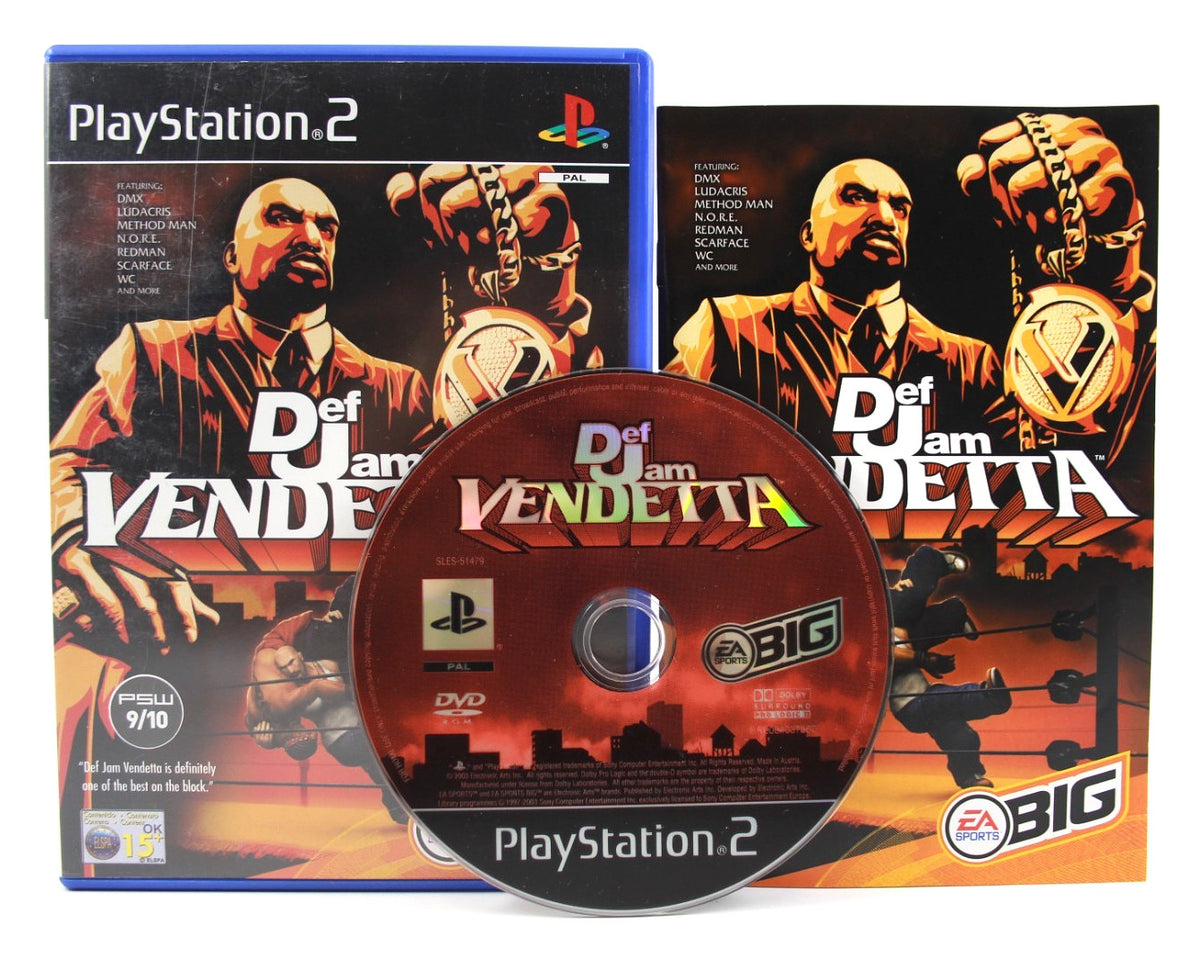 **MINT DISC** Def Jam Vendetta (PS2) [PAL] - WITH WARRANTY [Black Label]