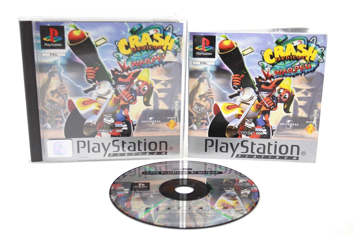 Crash Bandicoot 3: Warped [Platinum] - PlayStation (PS1) [PAL] - WITH WARRANTY