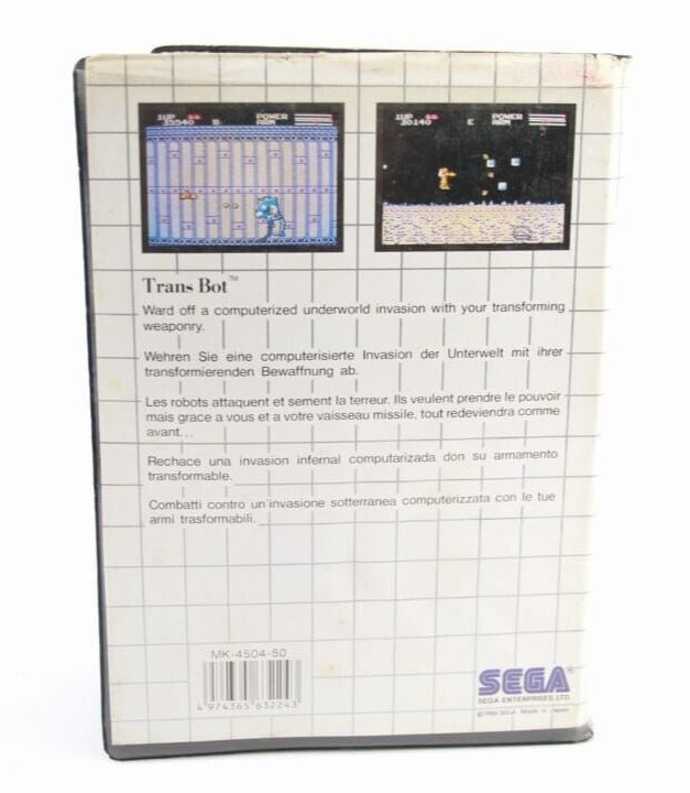 TransBot - SEGA Master System [PAL] - WITH WARRANTY