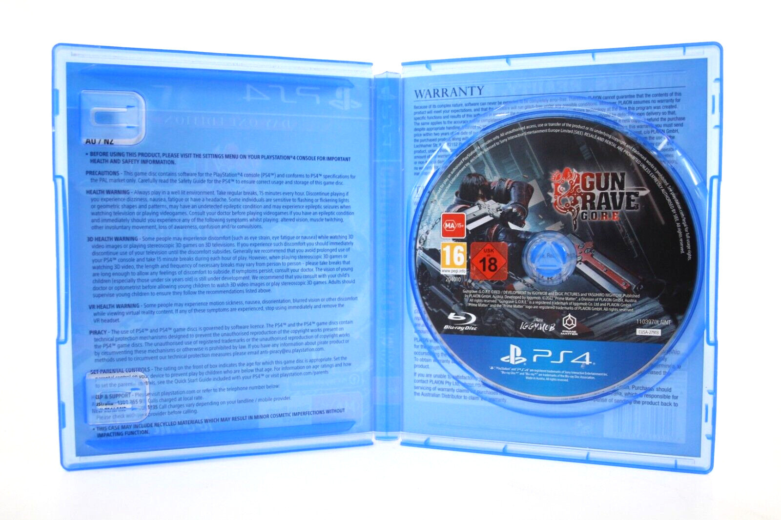 Gungrave G.O.R.E. Day One Edition - PlayStation 4 (PS4) [PAL] - WITH WARRANTY