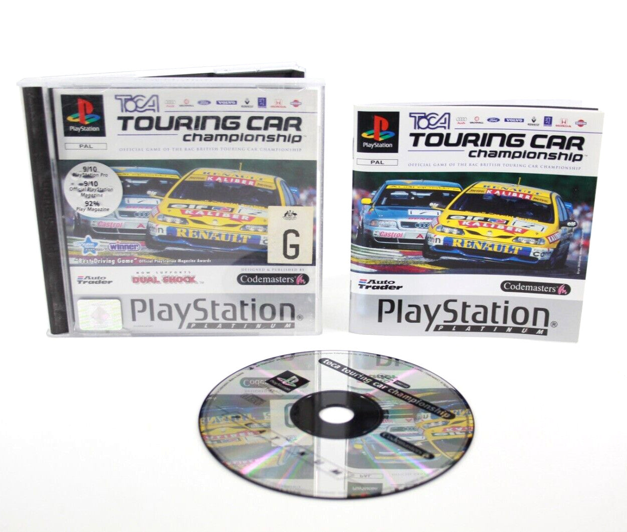 TOCA World Touring Cars [Platinum] - PlayStation 1 (PS1) [PAL] - WITH WARRANTY