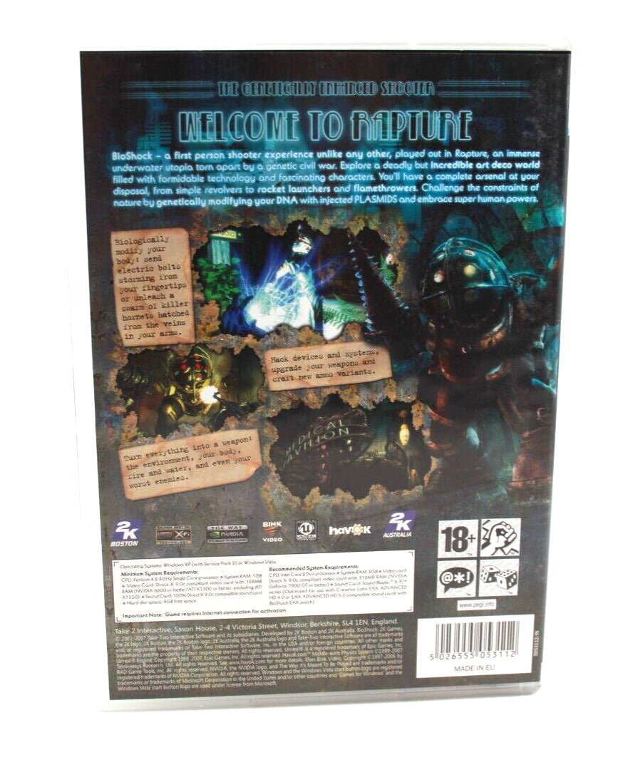 Bioshock - PC-DVD ROM [PAL] - WITH WARRANTY