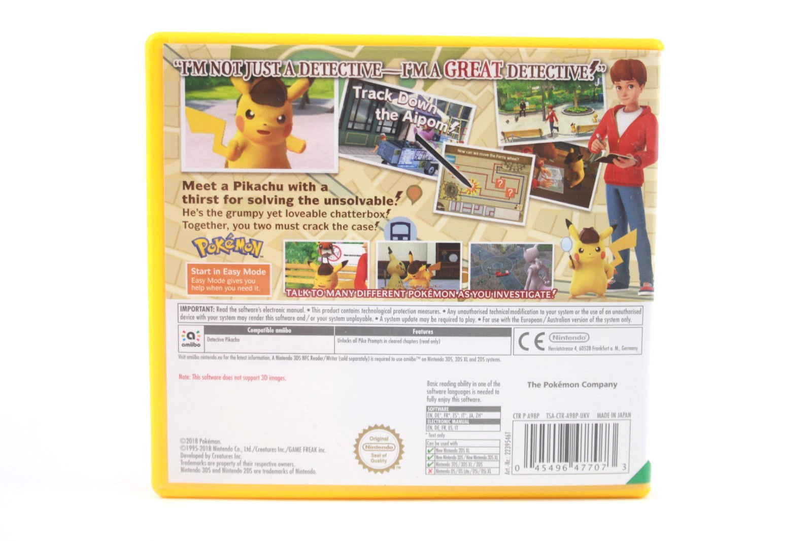 Detective Pikachu - Nintendo 3DS [PAL] - WITH WARRANTY