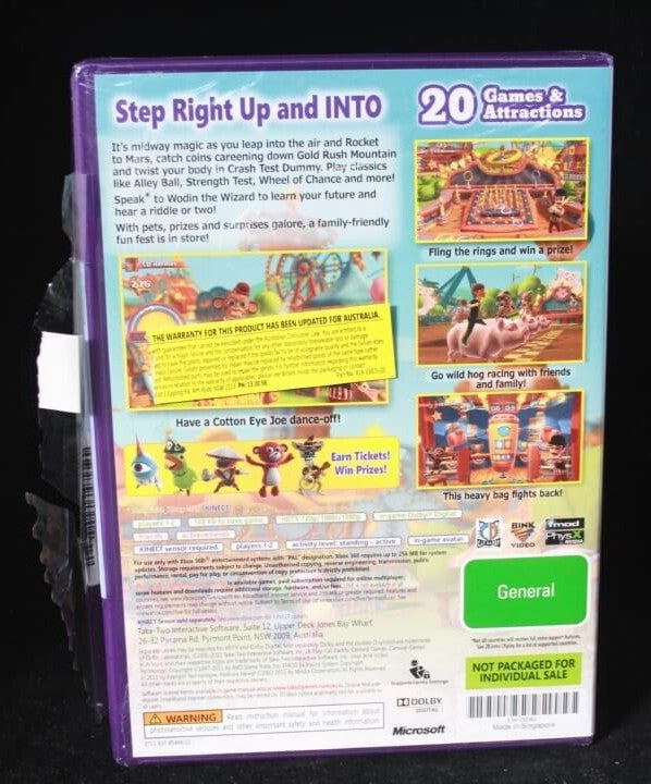 Carnival Games - Xbox 360 [PAL] **Official Xbox Seal Still Intact/Unopened**