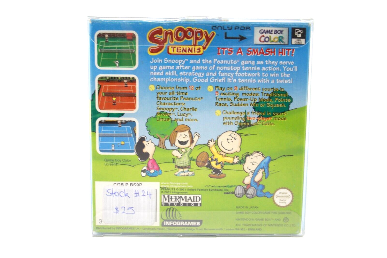Snoopy Tennis - Nintendo Game Boy Color BOXED [PAL] - WITH WARRANTY