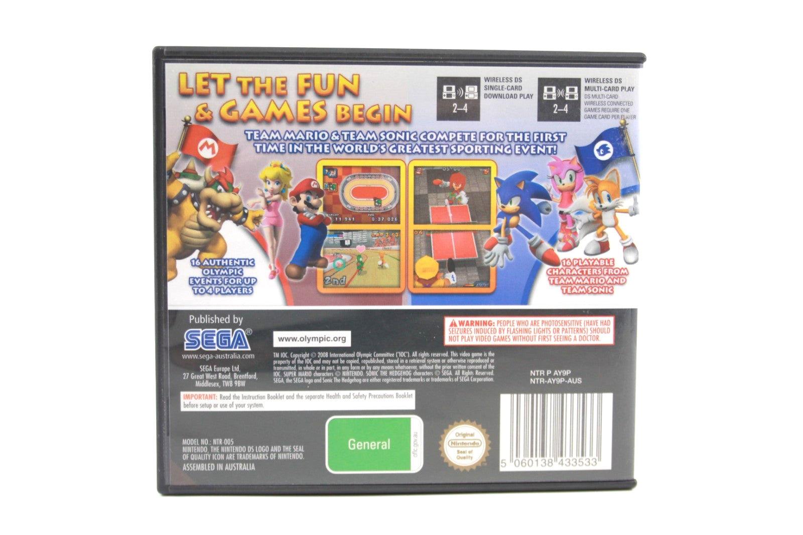 Mario & Sonic at the Olympic Games - Nintendo DS [PAL] - WITH WARRANTY