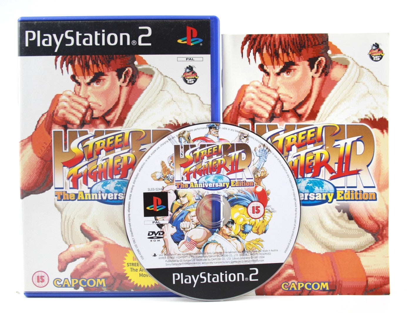 Hyper Street Fighter II: Anniversary Edition- Playstation 2 (PS2) [PAL] WARRANTY
