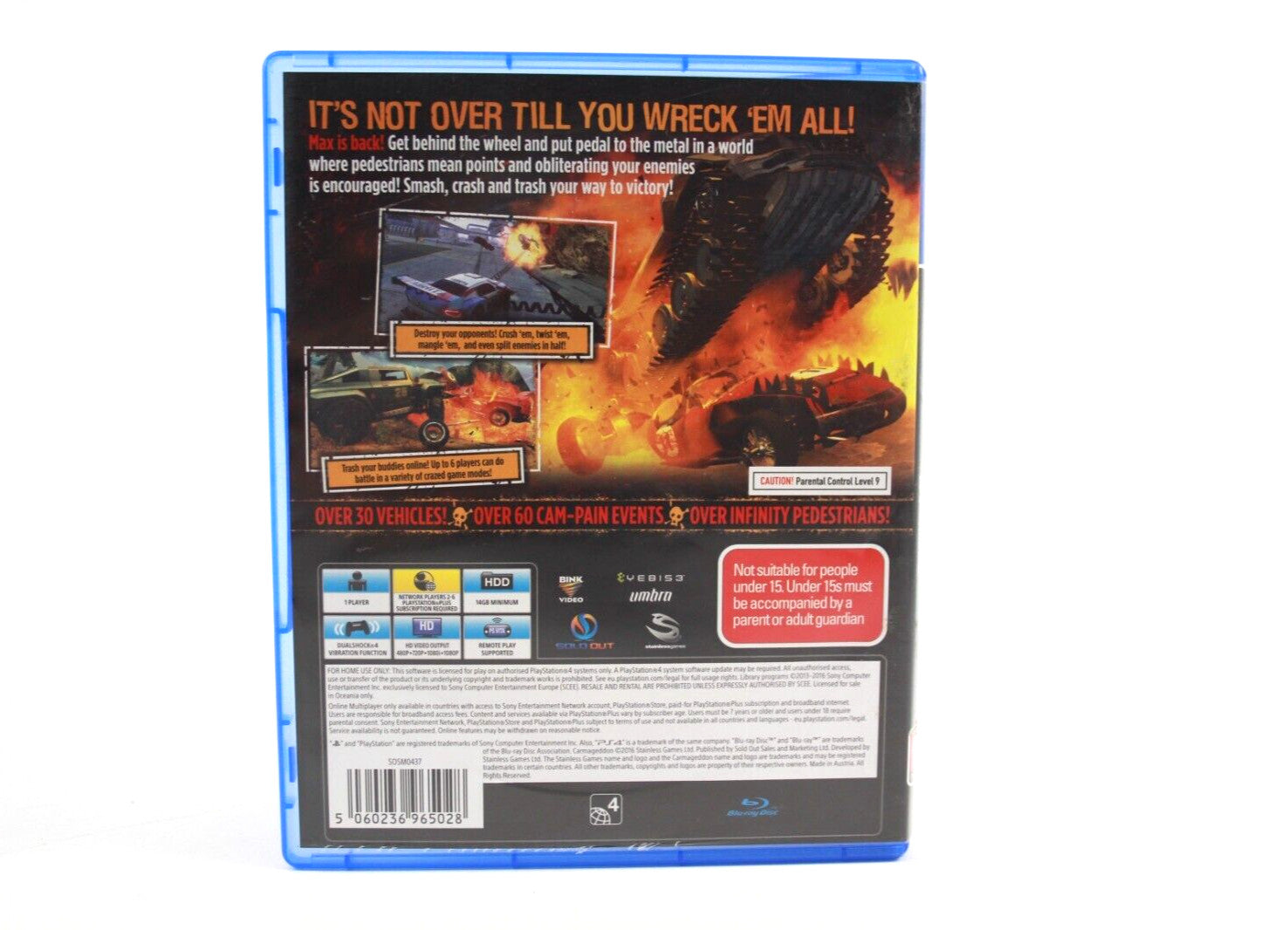 Carmageddon Max Damage - PlayStation 4 (PS4) [PAL] - WITH WARRANTY