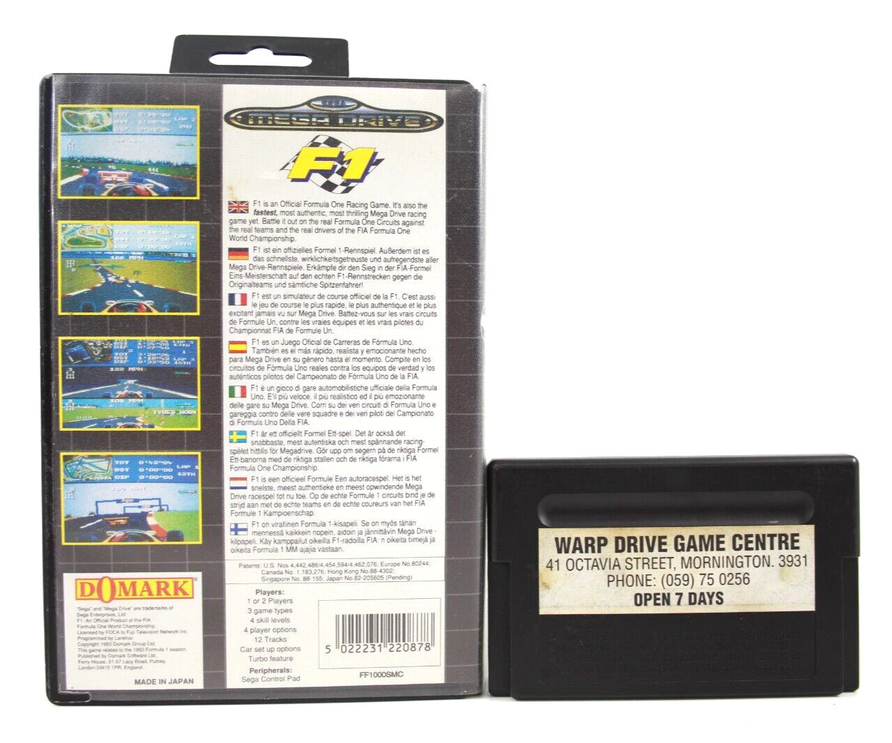 F1 - SEGA Mega Drive [PAL] - WITH WARRANTY
