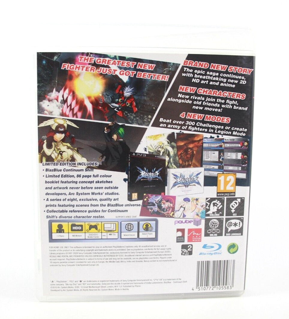 BlazBlue: Continuum Shift - PlayStation 3 (PS3) [PAL] - WITH WARRANTY
